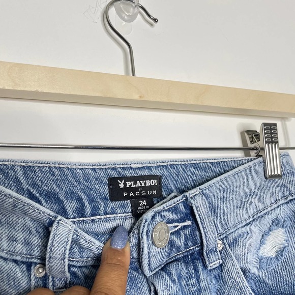 PACSUN | Playboy Wide Leg Jeans | 24 - Picture 6 of 6